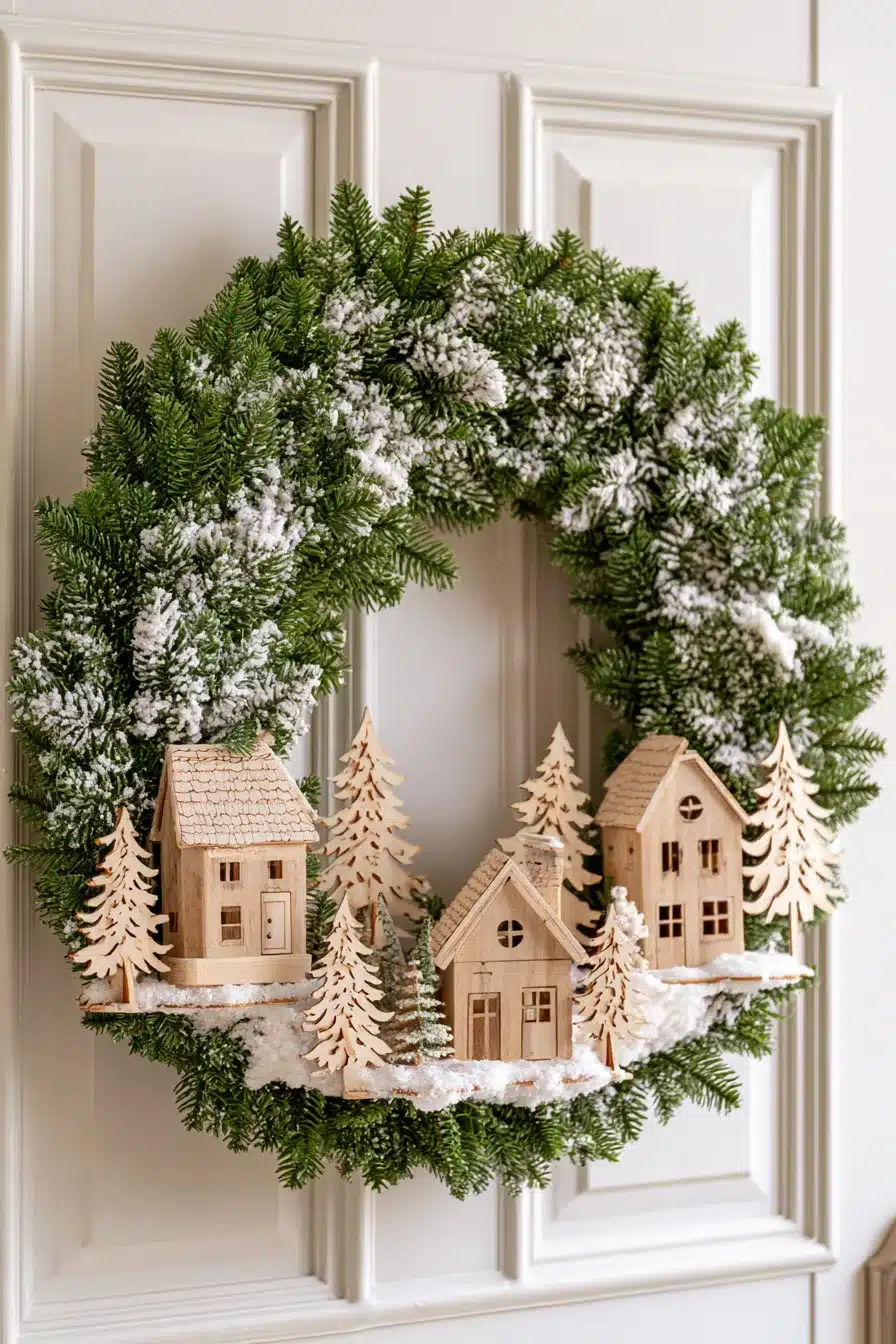 27 Beautiful Winter Wreaths for Front Door Decor That Welcomes You Home