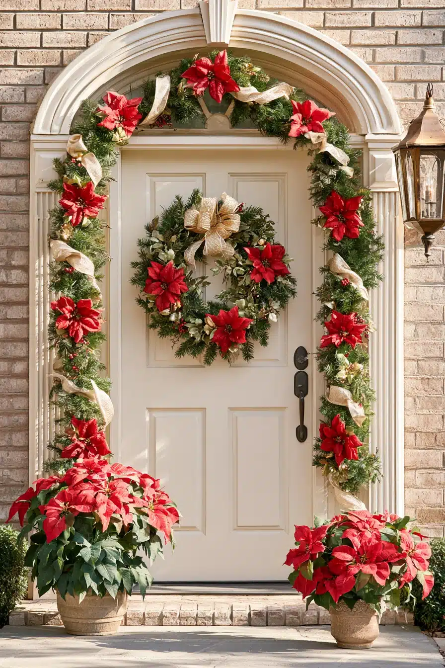 27 Beautiful Christmas Door Decorations for a Warm Holiday Welcome