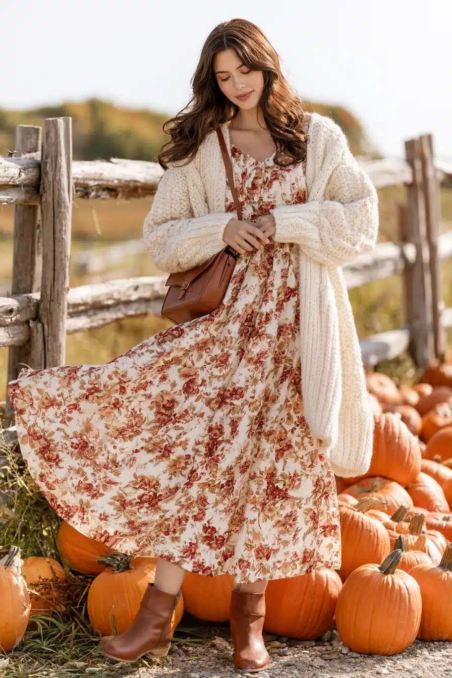 27 Cute Pumpkin Patch Outfit Ideas for a Cozy Autumn Adventure