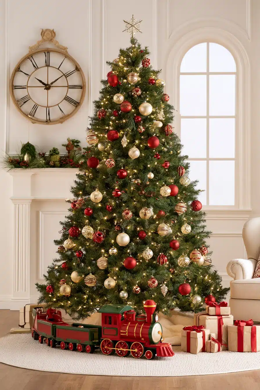 27 Timeless Traditional Christmas Tree Ideas for a Warm and Festive Home