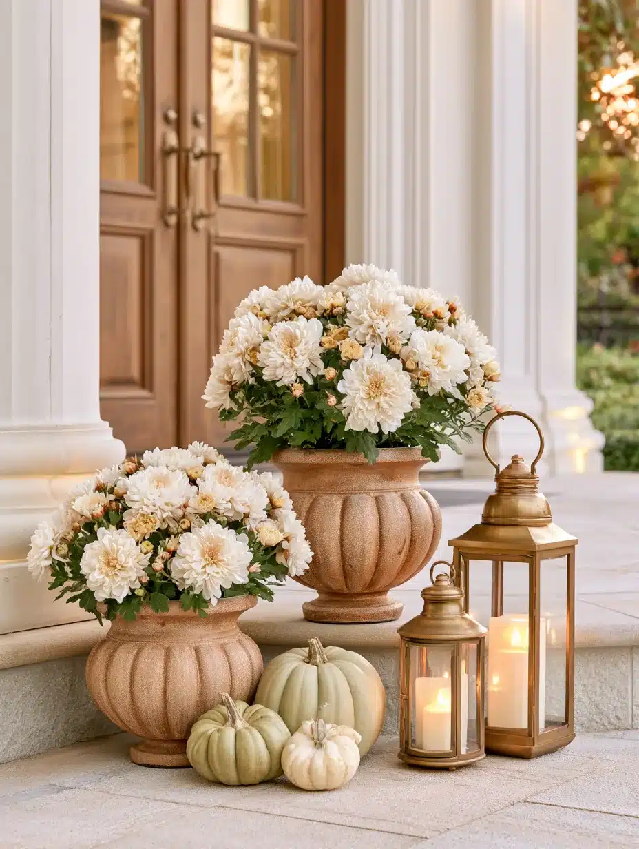 27 Beautiful Mums Front Porch Ideas for a Colorful Autumn Welcome