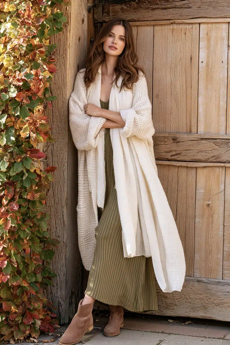 27 Cute Comfy Fall Outfits With Soft Knits and Cozy Layers