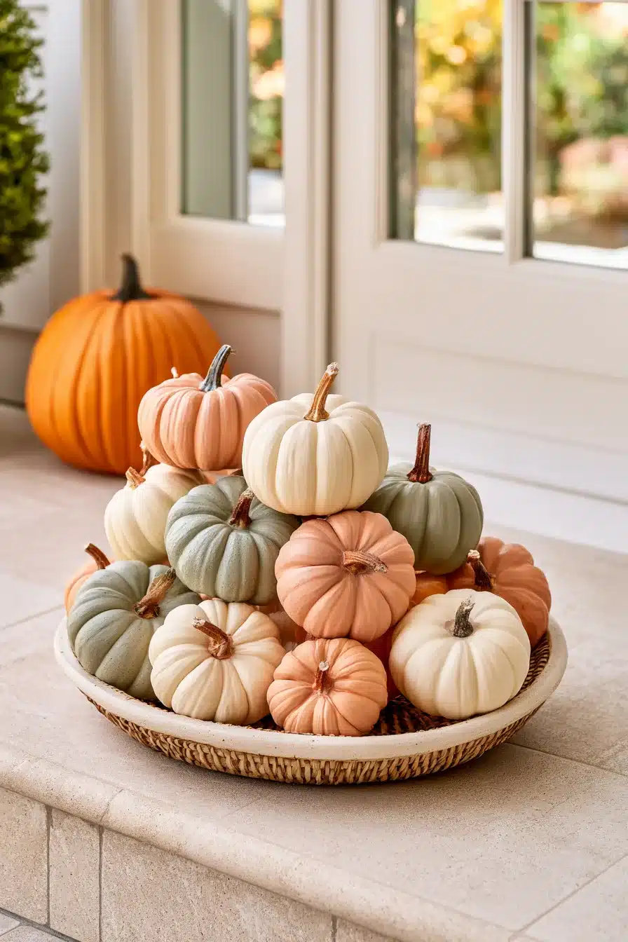 27 Cozy Small Porch Fall Decorating Ideas for a Warm Autumn Welcome