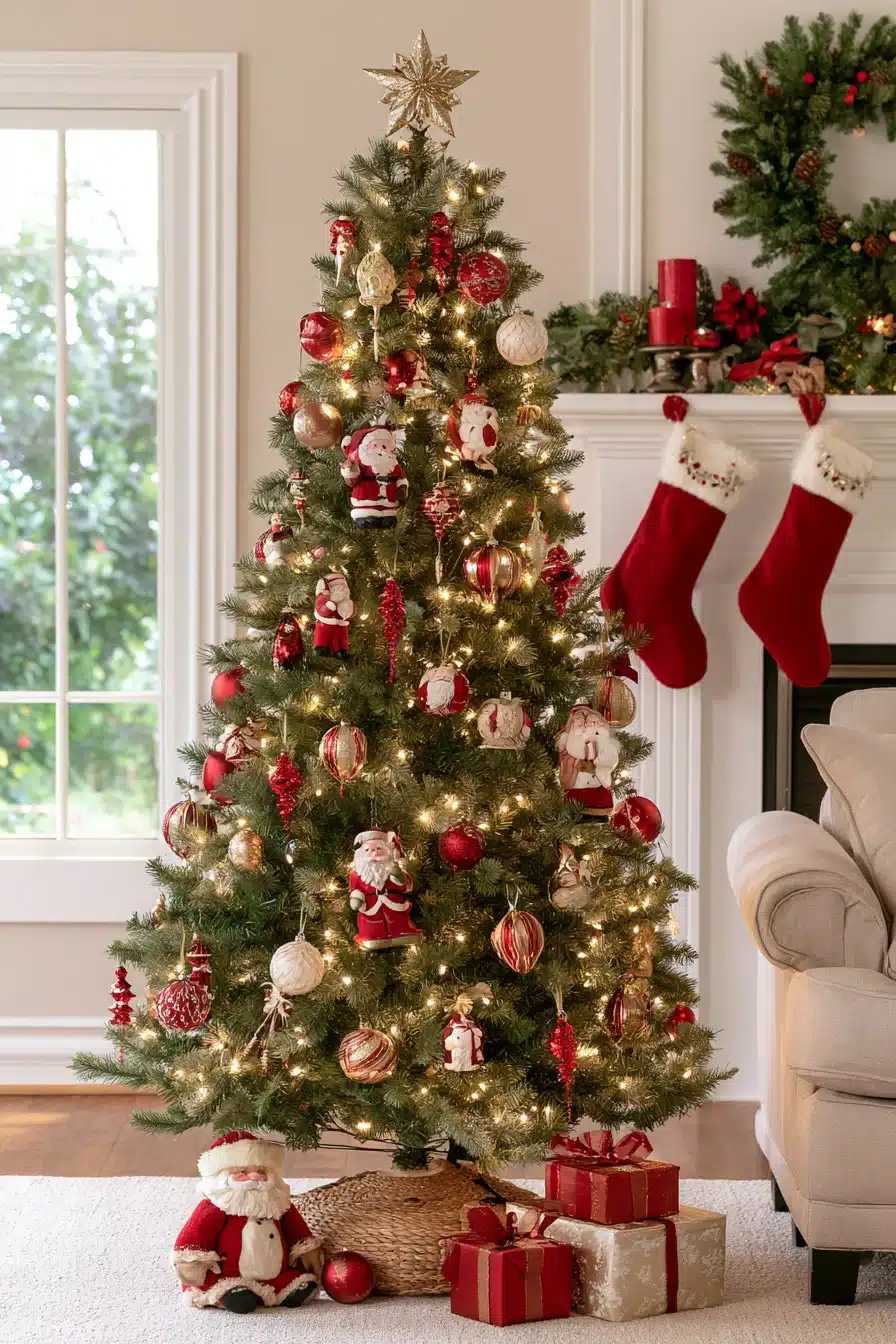 27 Timeless Traditional Christmas Tree Ideas for a Warm and Festive Home