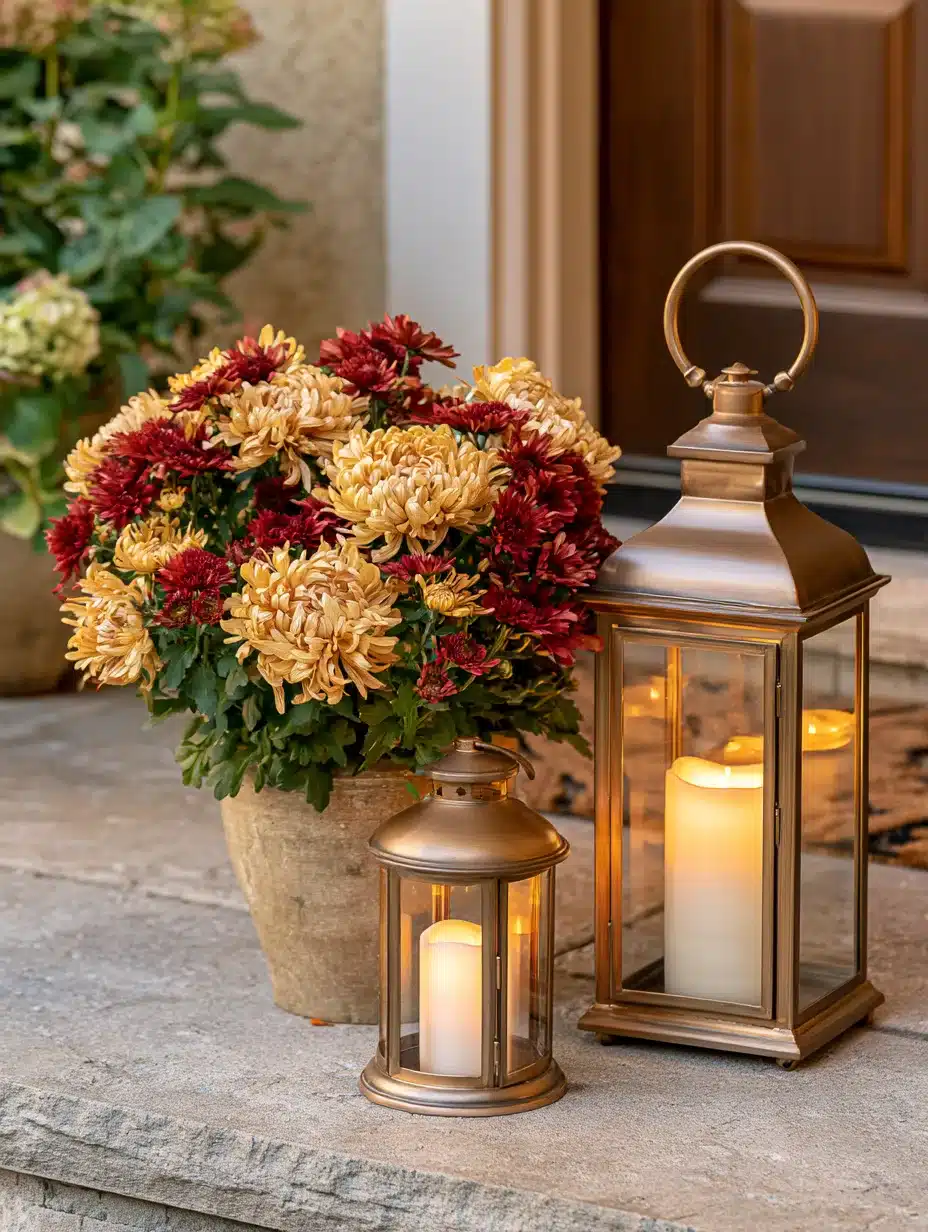 27 Beautiful Mums Front Porch Ideas for a Colorful Autumn Welcome