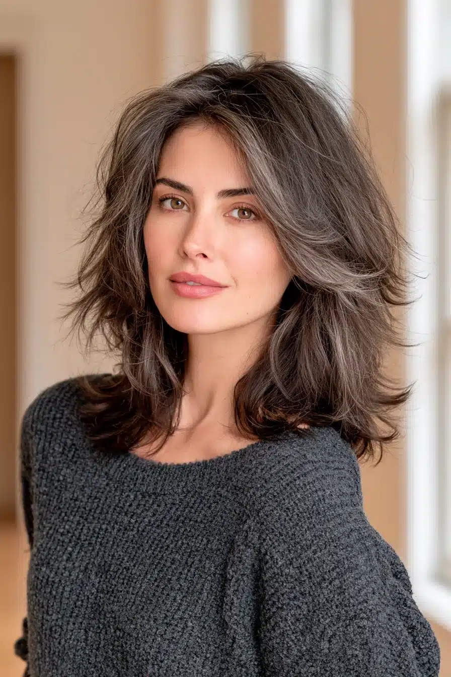 27 Beautiful Grey Blending Ideas for Dark Hair to Embrace Your Silver Strands