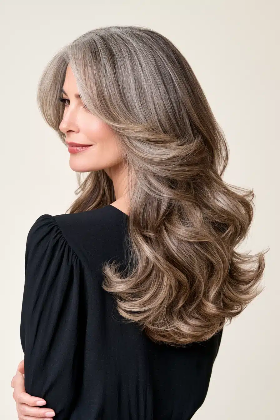 27 Beautiful Grey Blending Ideas for Dark Hair to Embrace Your Silver Strands
