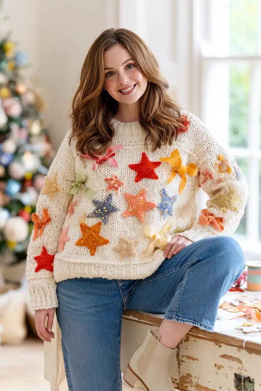 27 Cozy Christmas Jumper Ideas for Festive Outfits Full of Holiday Cheer