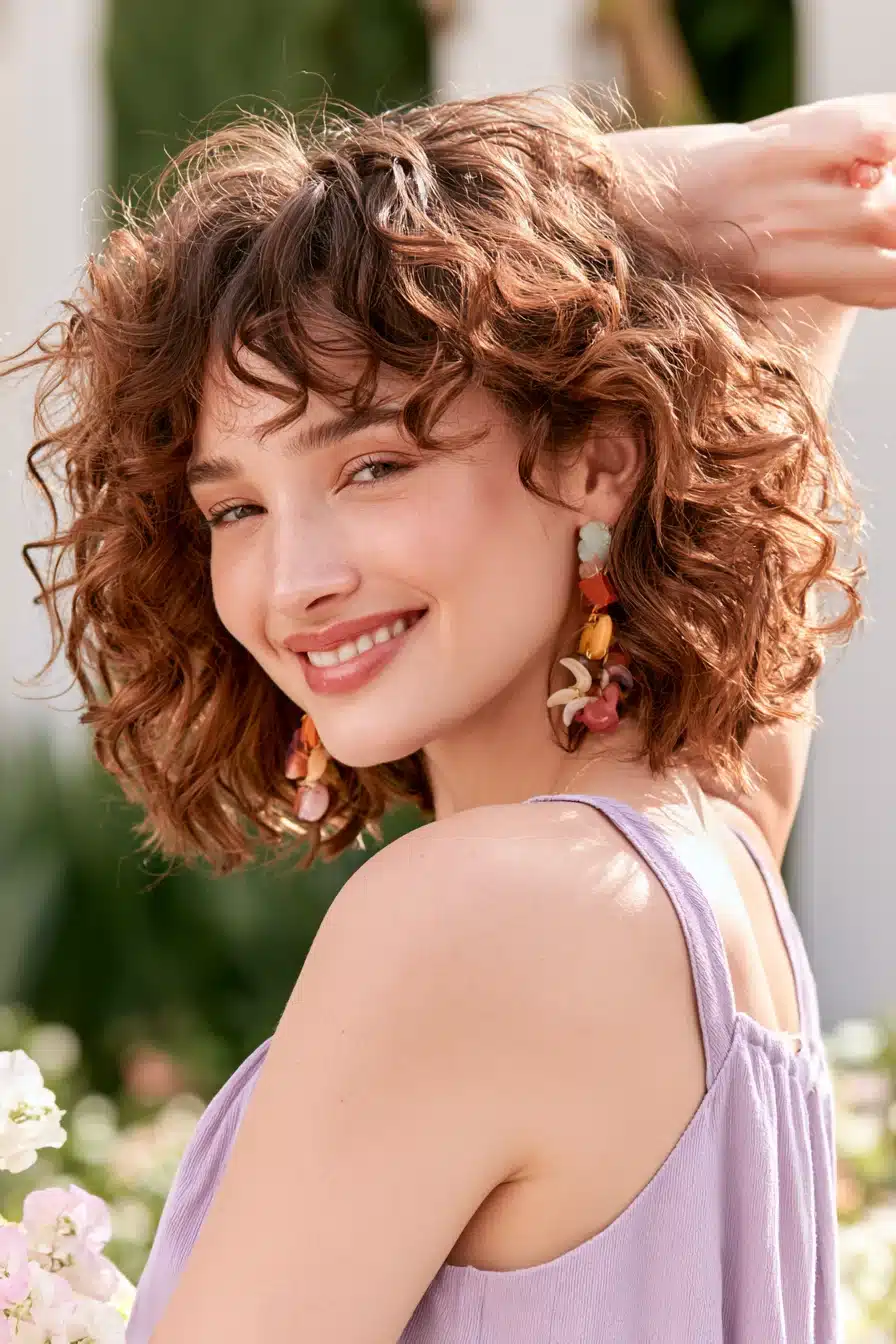 27 Gorgeous Short Curly Hairstyles Full of Bounce and Personality