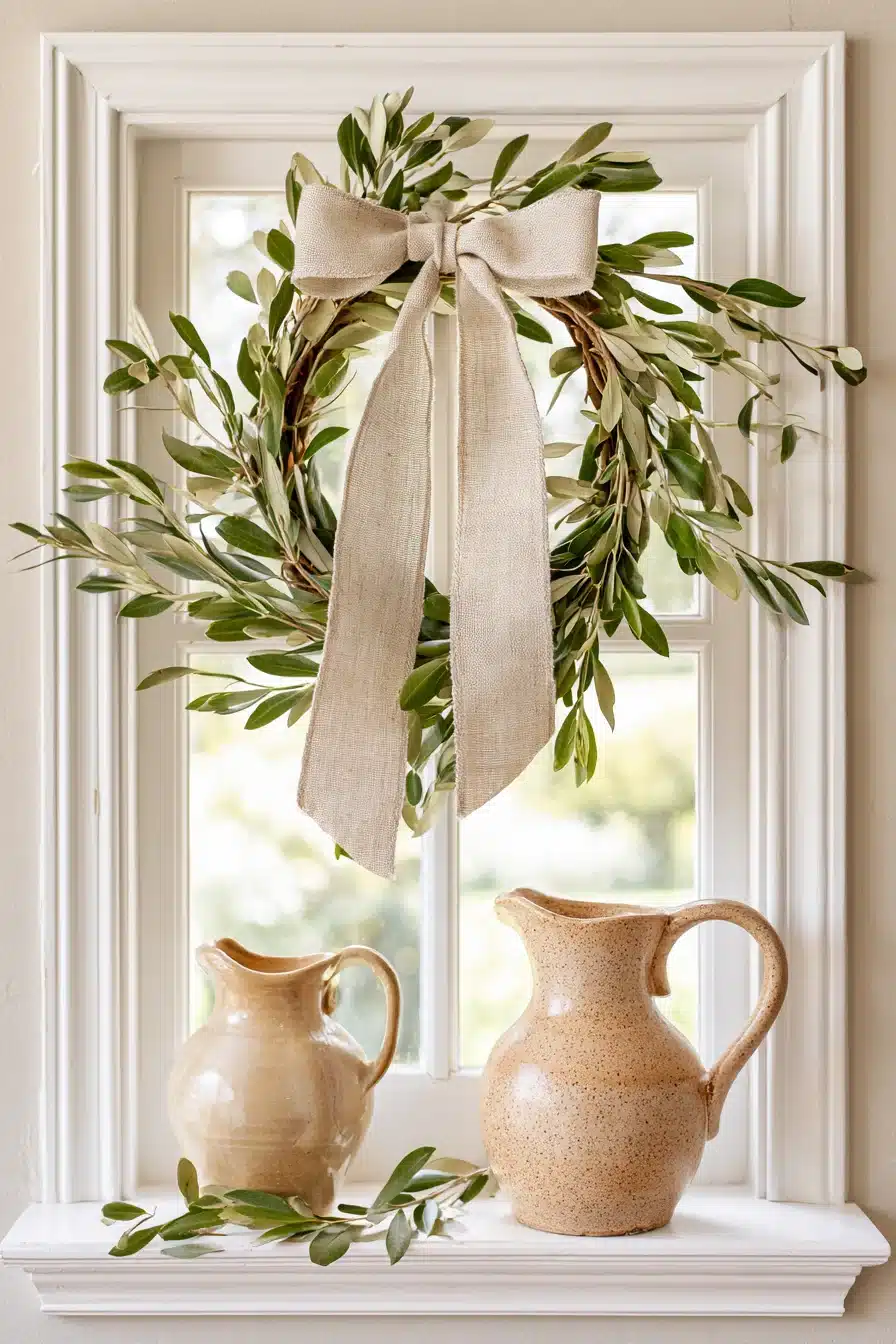 27 Beautiful Wreaths on Windows Ideas for a Cozy and Inviting Home