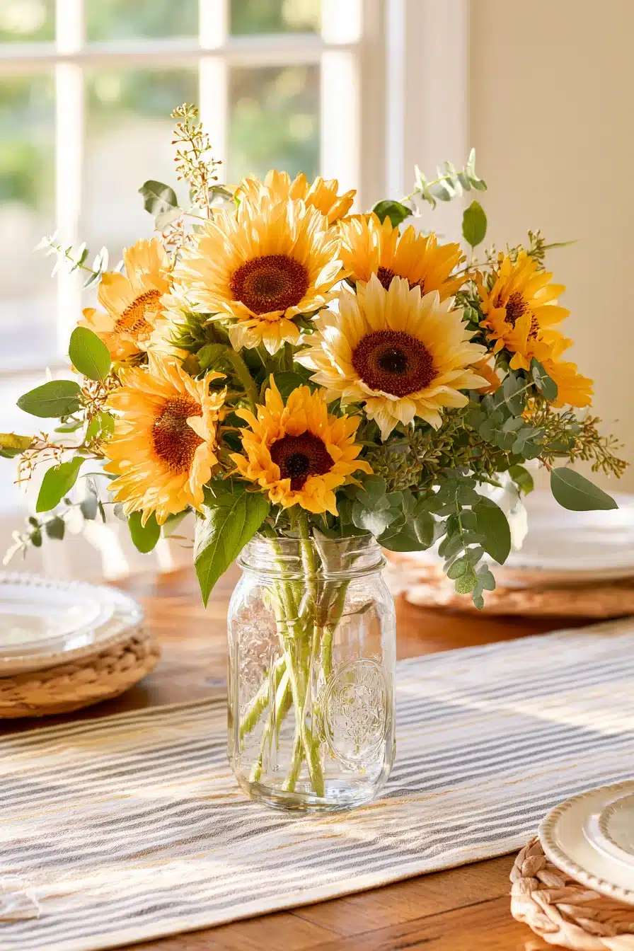 27 Cozy Fall Mason Jar Centerpieces That Bring Autumn Charm to Your Table