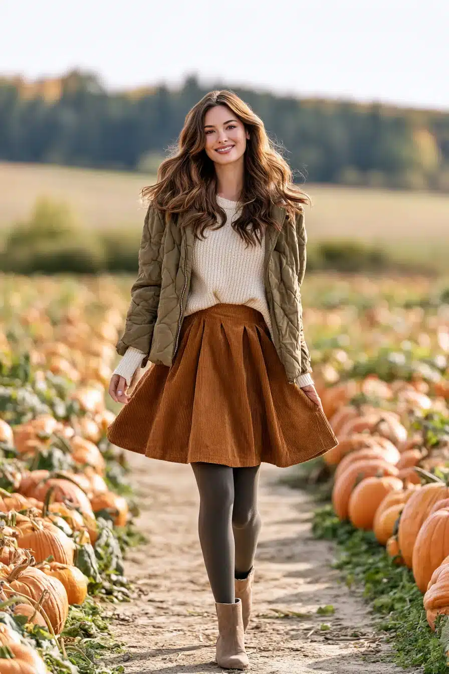 27 Cute Pumpkin Patch Outfit Ideas for a Cozy Autumn Adventure