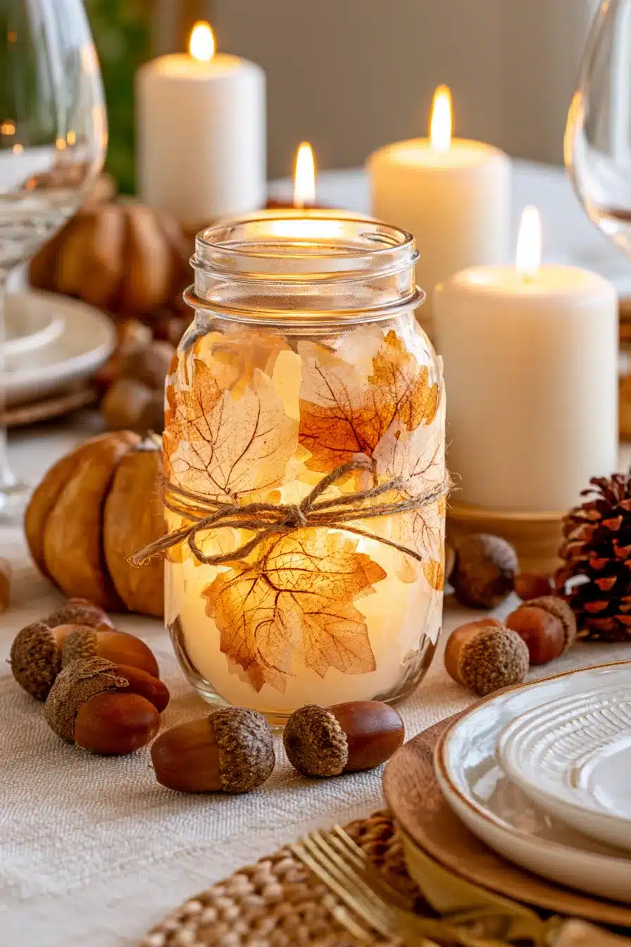27 Cozy Fall Mason Jar Centerpieces That Bring Autumn Charm to Your Table