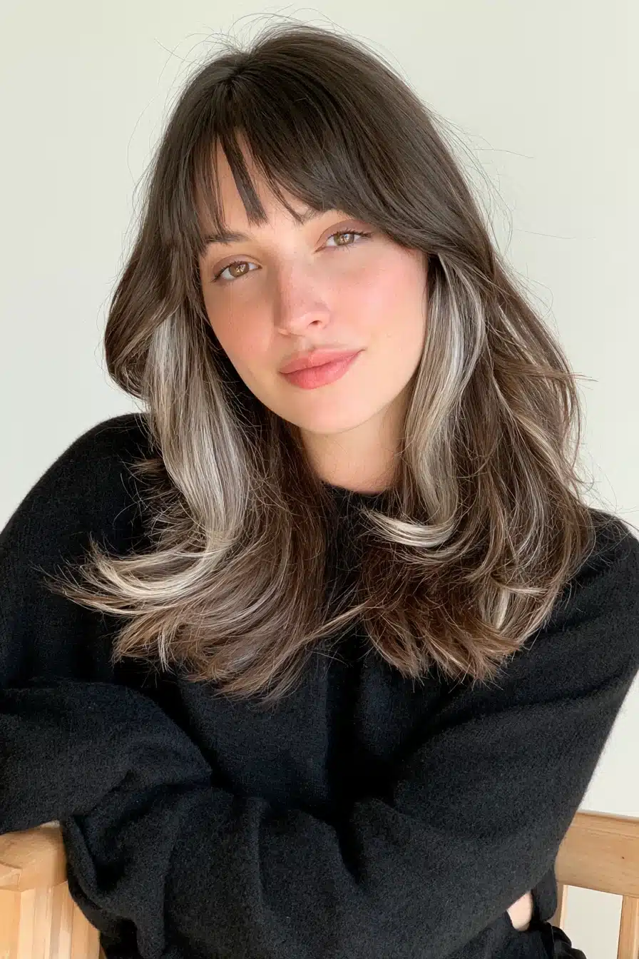 27 Beautiful Grey Blending Ideas for Dark Hair to Embrace Your Silver Strands