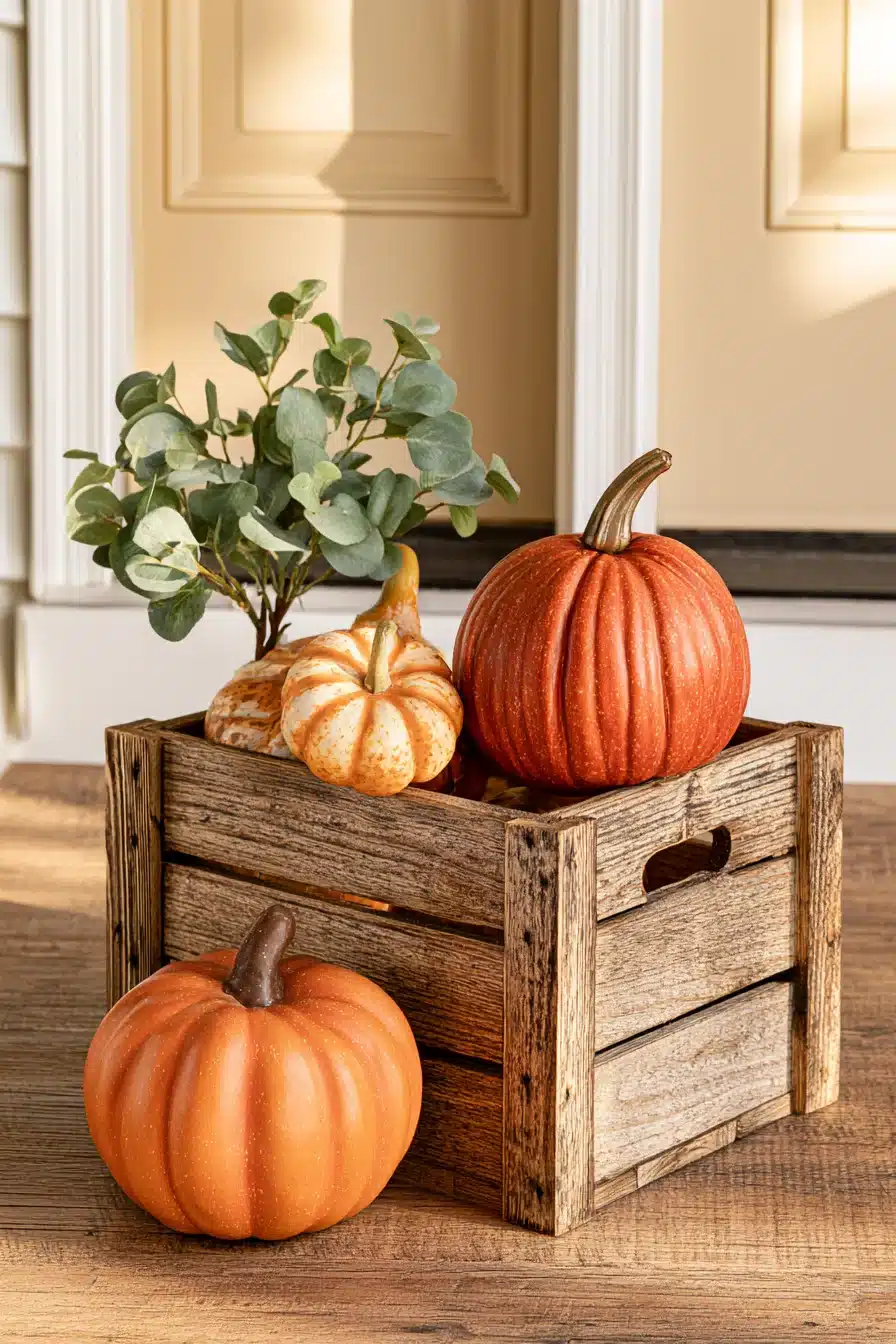 27 Cozy Small Porch Fall Decorating Ideas for a Warm Autumn Welcome