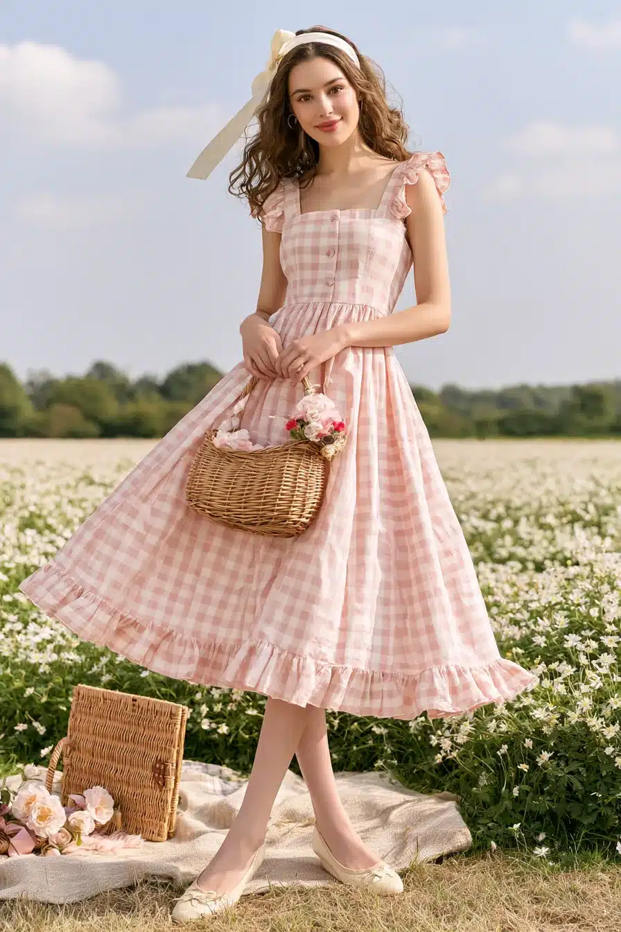 27 Beautiful Coquette Outfit Ideas With Bows Lace and Pearls