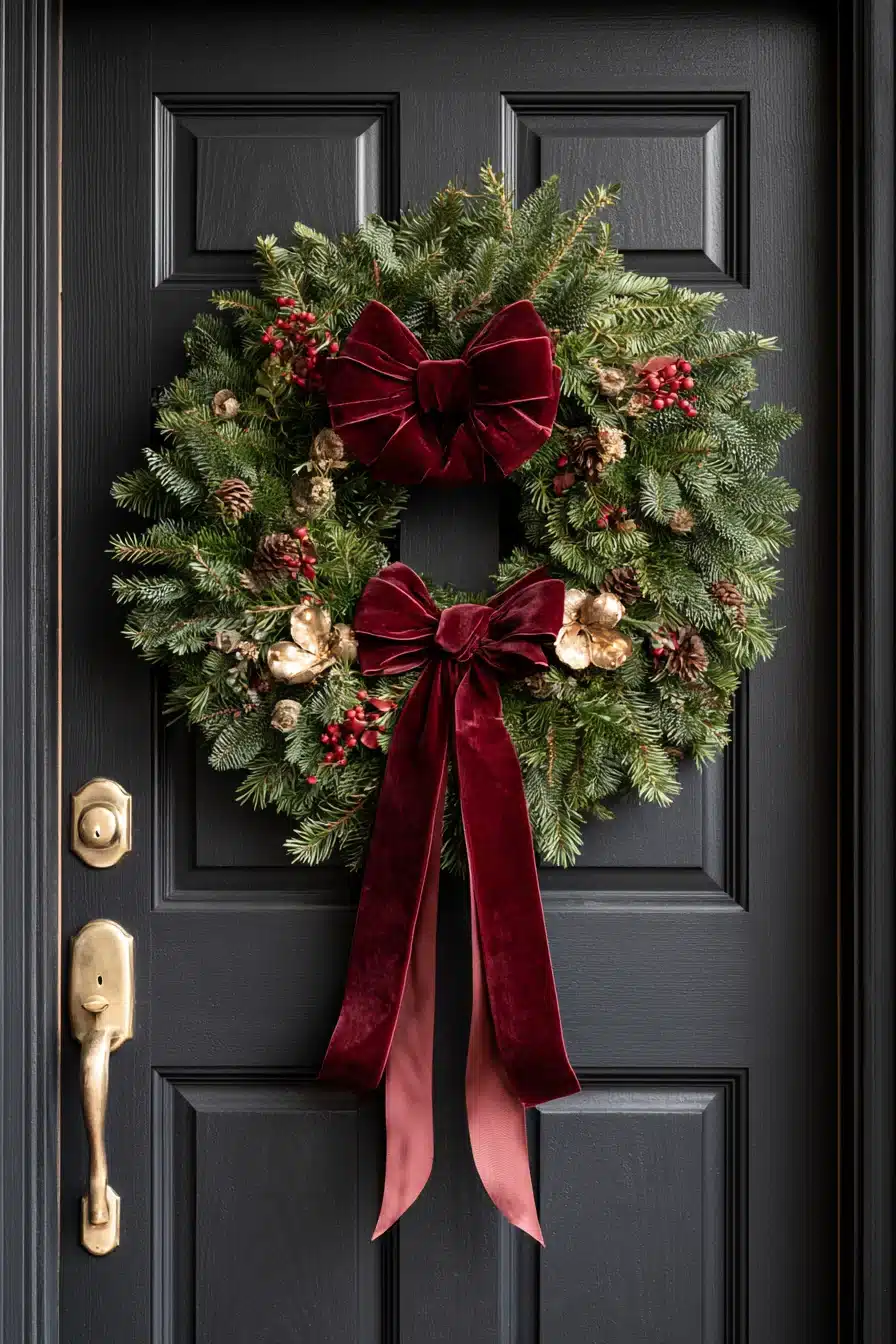 27 Beautiful Christmas Door Decorations for a Warm Holiday Welcome