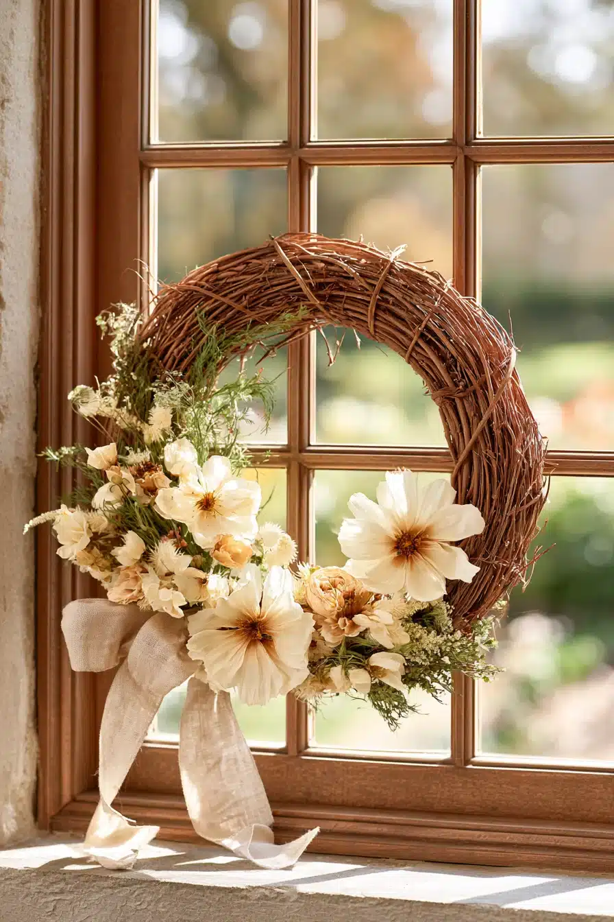 27 Beautiful Wreaths on Windows Ideas for a Cozy and Inviting Home