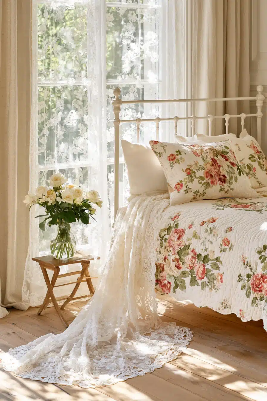 27 Charming Vintage Cottagecore Bedroom Ideas for a Cozy Retreat