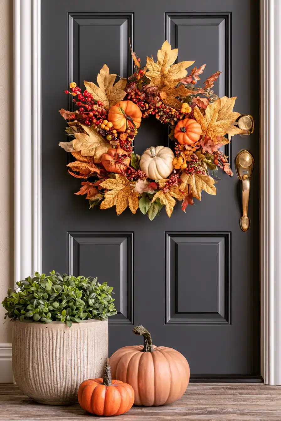 27 Cozy Small Porch Fall Decorating Ideas for a Warm Autumn Welcome