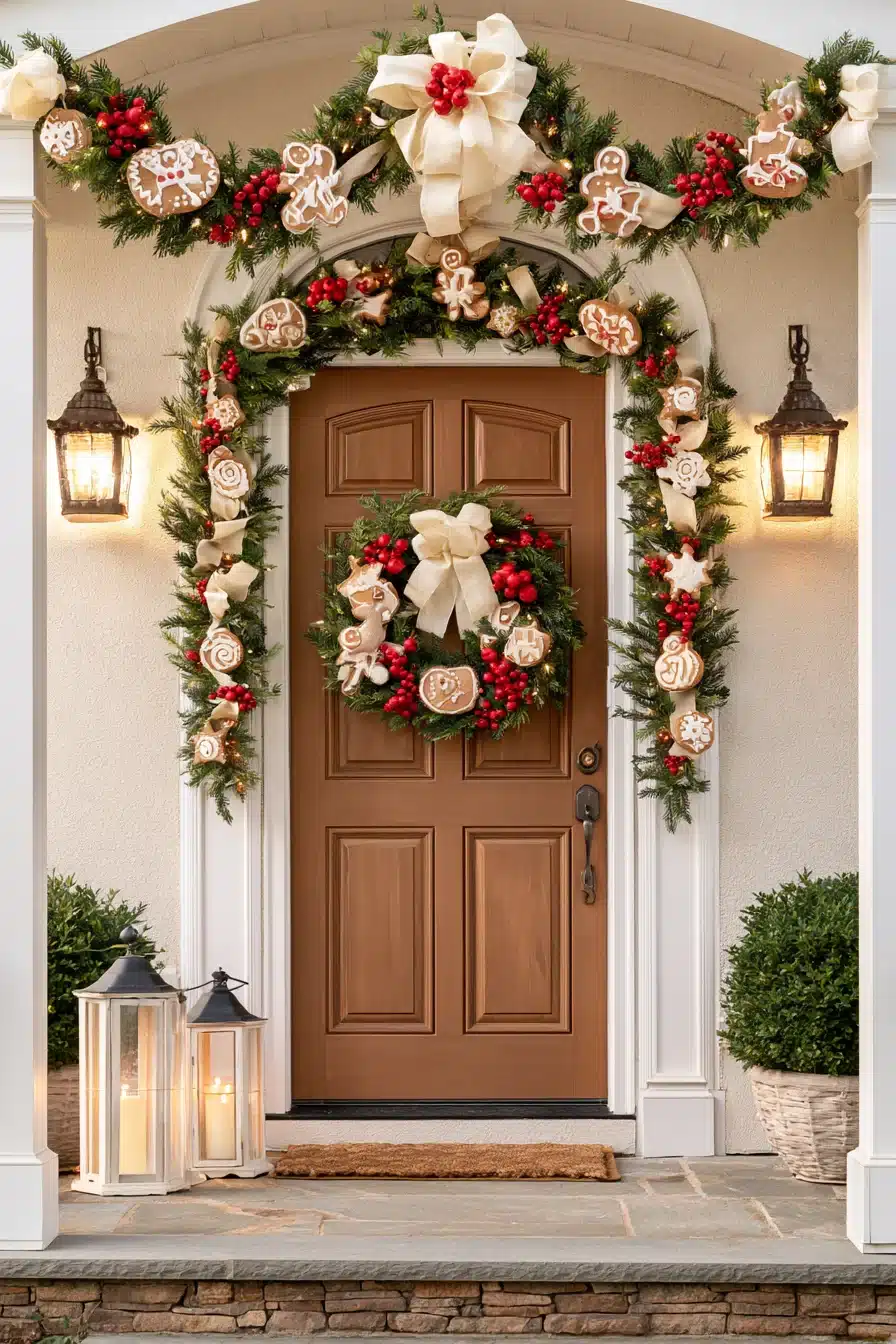 27 Beautiful Christmas Door Decorations for a Warm Holiday Welcome