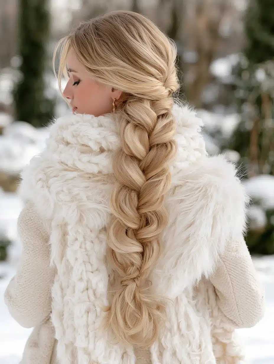 27 Beautiful Winter Hair Braid Ideas for Cozy and Stylish Days