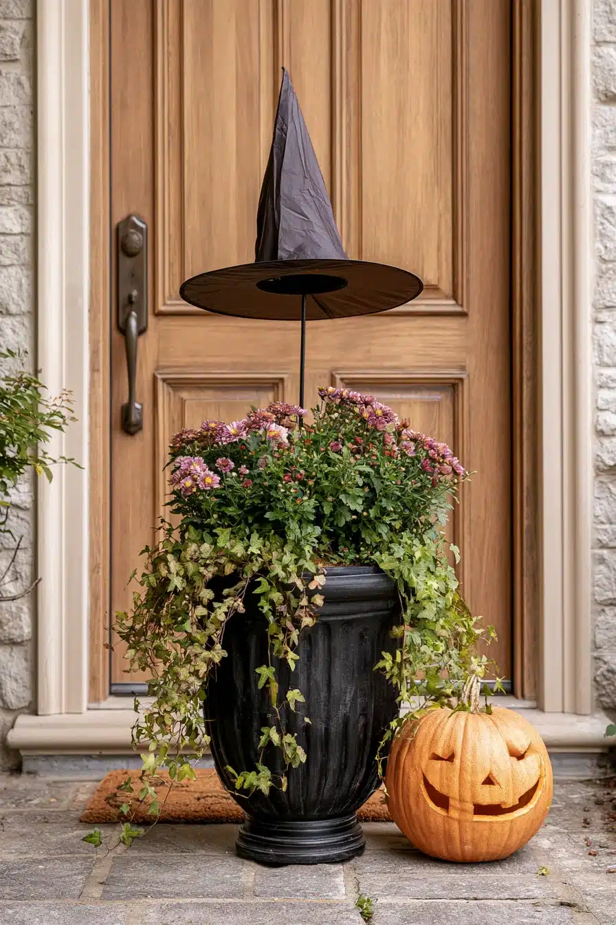27 Creative Halloween Planter Ideas for a Spookily Charming Porch