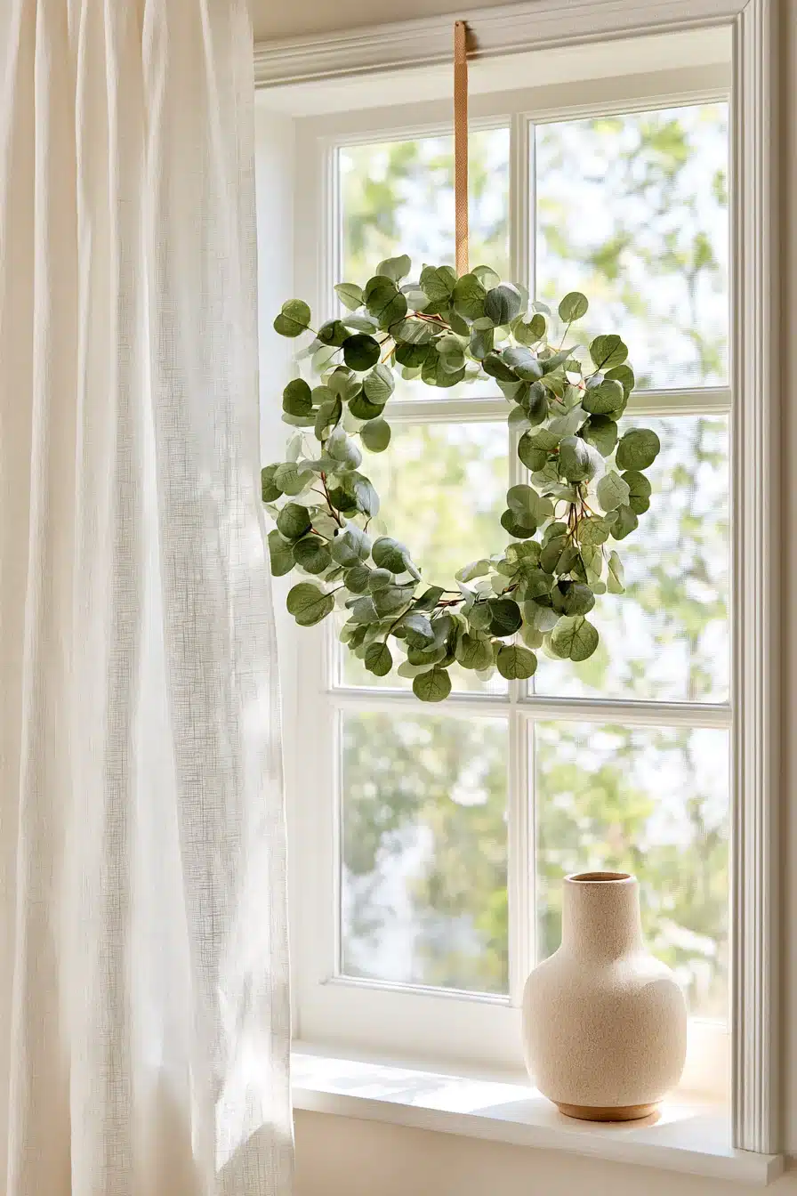 27 Beautiful Wreaths on Windows Ideas for a Cozy and Inviting Home