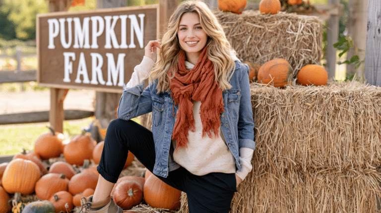 27 Cute Pumpkin Patch Outfit Ideas for a Cozy Autumn Adventure